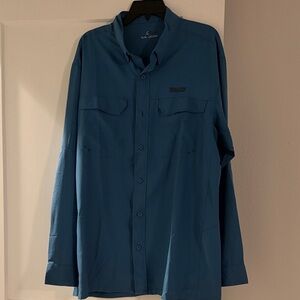 World Wide Sportsman Men's Deep Blue Shirt Jacket